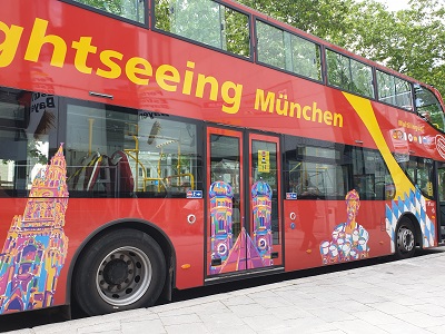 Bus für Stadtrundfahrten. Foto: Stadtrundfahrt München