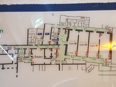 Einstein Kultur: map of the basement