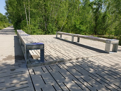 Gleispark Baumkirchen: benches