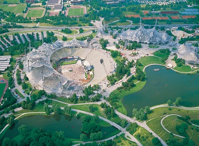 Olympiastadion von oben