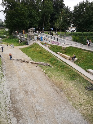 Upper part of the ramp at the Reichenbachbrücke (Quelle: Christian Werner)