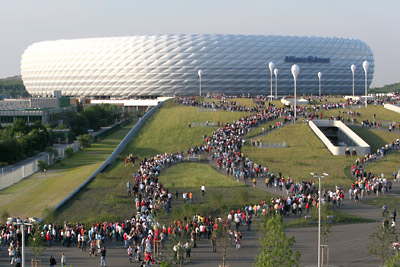 Allianz-Arena von außen