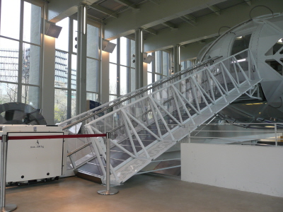 German Museum: stair lift in the nanotechnology department