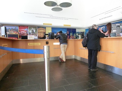 Tourist Information in the City Hall inside view